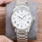 Copy Longines Master Complications Automatic Men Watches White Face